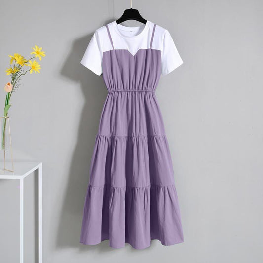 Stitching Two Fake Korean Skirts