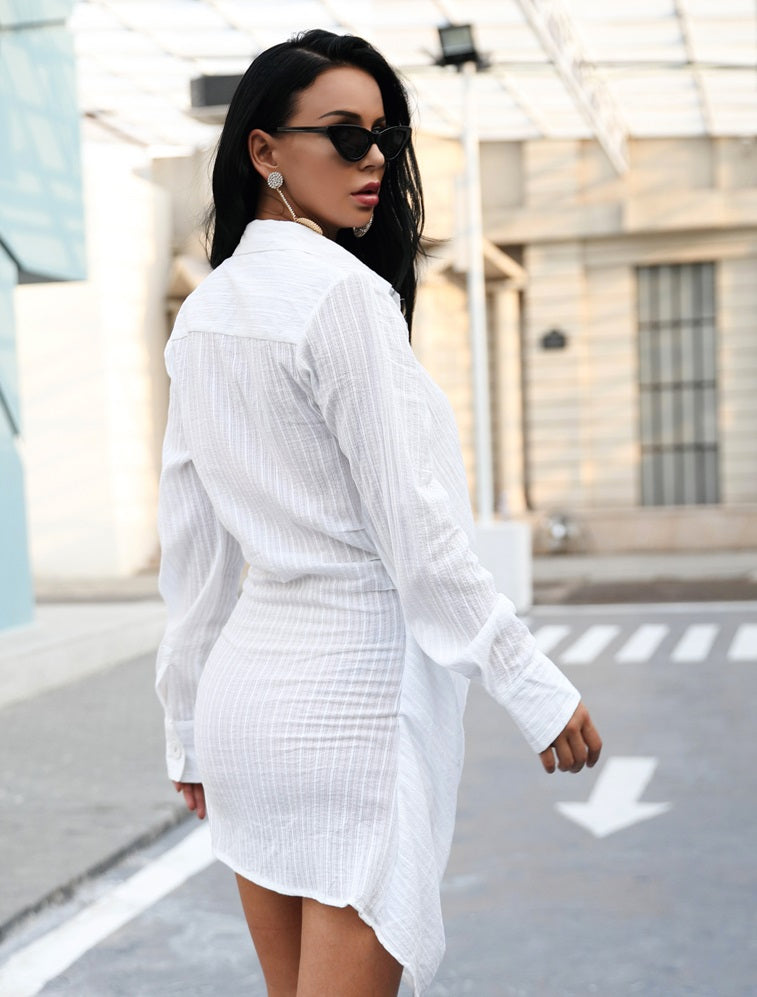 White Shirt Dress